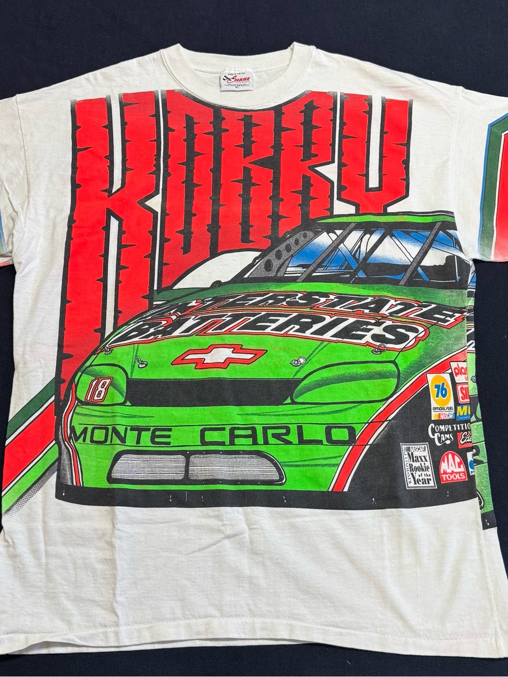 Chase Authentics Bobby LaBonte Interstate Jumbo Print Vintage T-Shirt Size XL